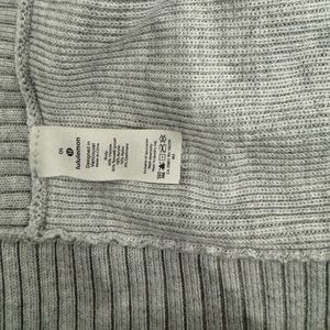 Grey Lulu Lemon Poncho Sweater.